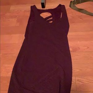 dark purple dress